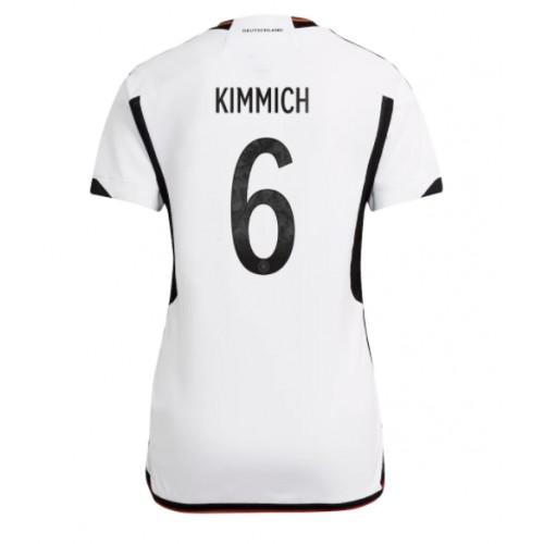 Tyskland Joshua Kimmich #6 Hjemmedrakt Kvinner VM 2022 Kortermet Tyskland Joshua Kimmich #6 Hjemmedrakt Kvinner VM 2022 Kortermet